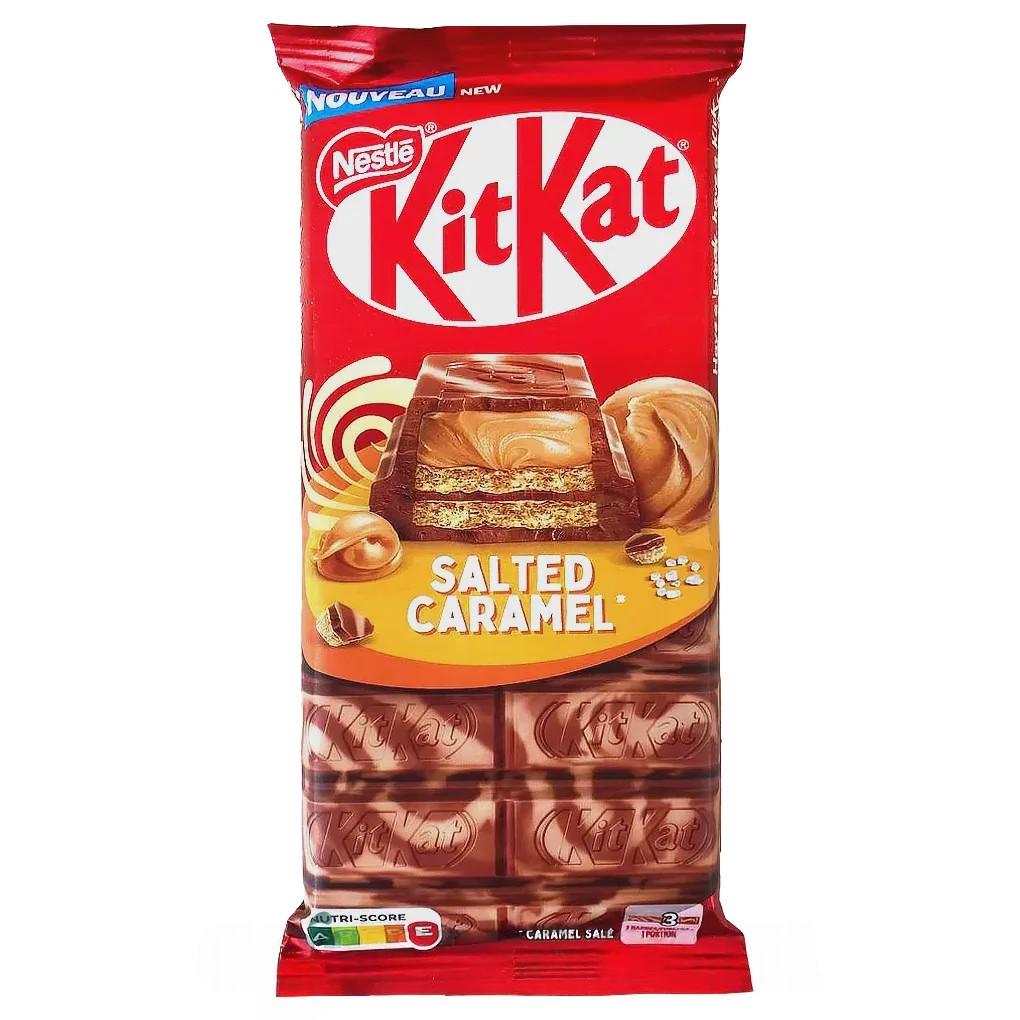 Батончик вафельний зі смаком карамелі кіт кат Нестле Nestle kit kat caramel 99g Батончик вафельний зі смаком карамелі кіт кат Нестле Nestle kit kat caramel 99g