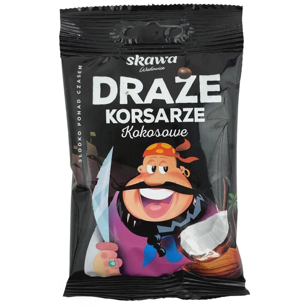 Драже кокосовое (Польша) Корсар Korsarz 70g Драже кокосовое (Польша) Корсар Korsarz 70g