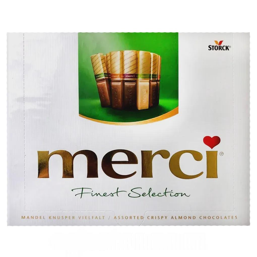 Цукерки горіхове асорті Мерсі Merci 250g Цукерки горіхове асорті Мерсі Merci 250g