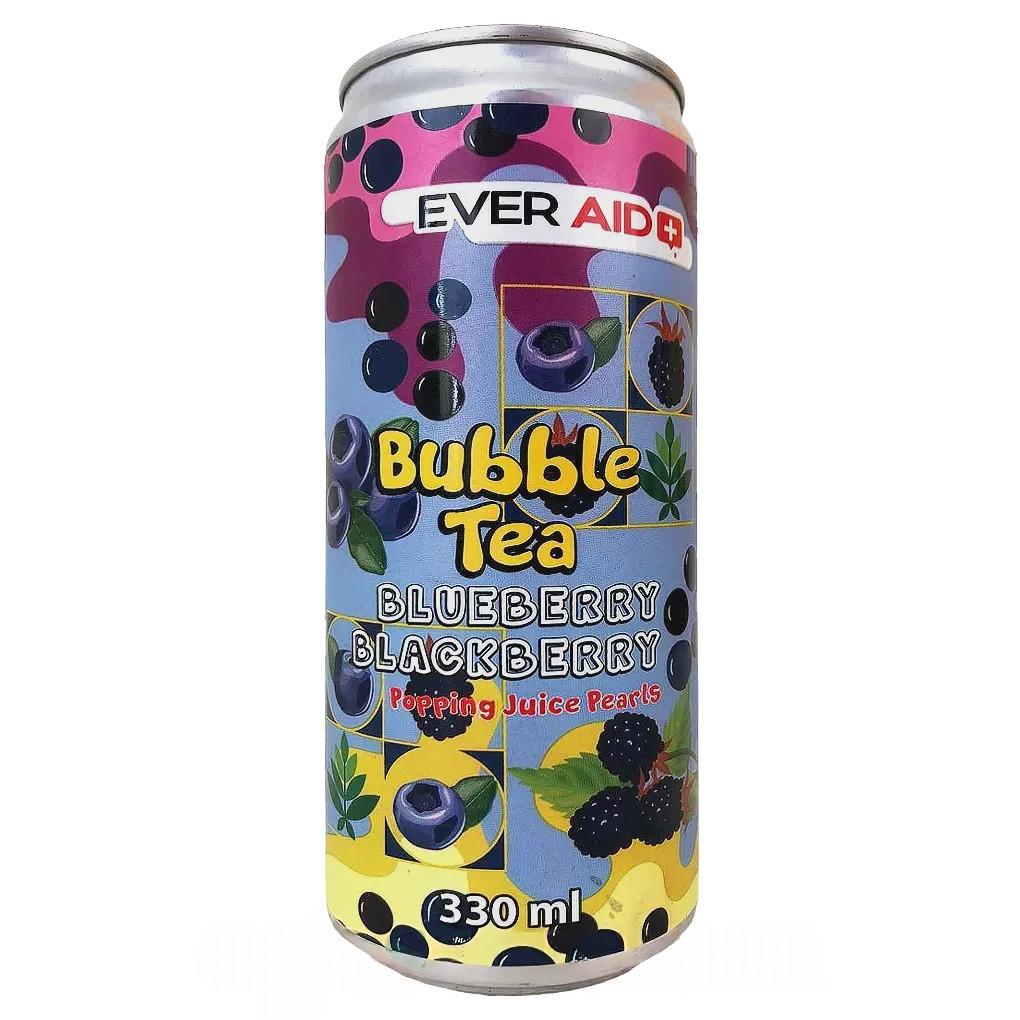 Напиток слабогазированный черника и ежевика бабл ти Эвер Эйд Ever Aid bubble tea ж/б 330ml Напиток слабогазированный черника и ежевика бабл ти Эвер Эйд Ever Aid bubble tea ж/б 330ml