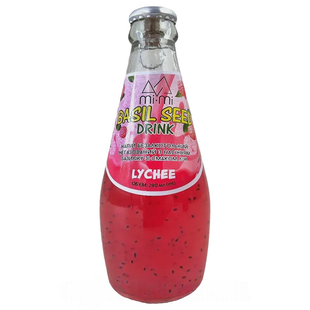 Напиток с семенами базилика со вкусом личи Ми-Ми Дринк Mi-Mi Drink lychee 290ml Напиток с семенами базилика со вкусом личи Ми-Ми Дринк Mi-Mi Drink lychee 290ml