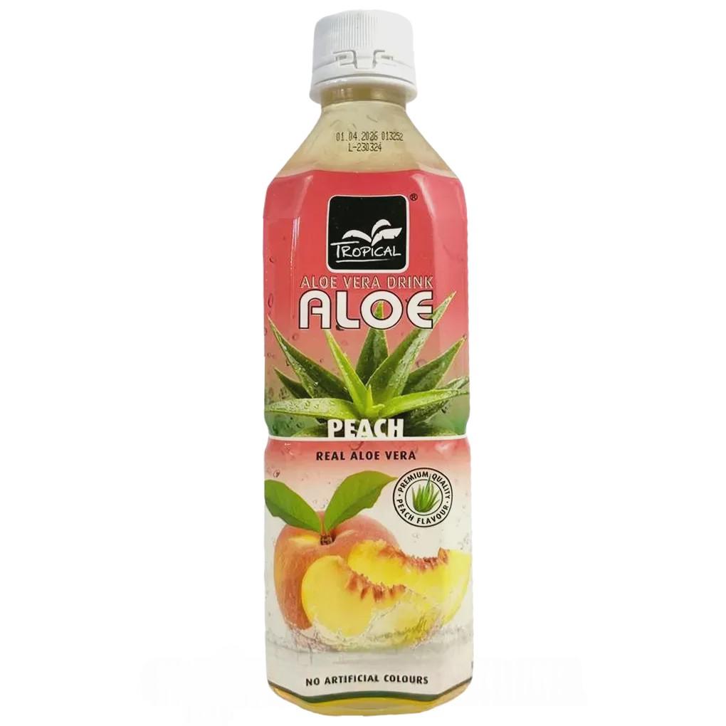 Напиток алоэ и персик Тропикал Tropical aloe vera peach 500ml Напиток алоэ и персик Тропикал Tropical aloe vera peach 500ml