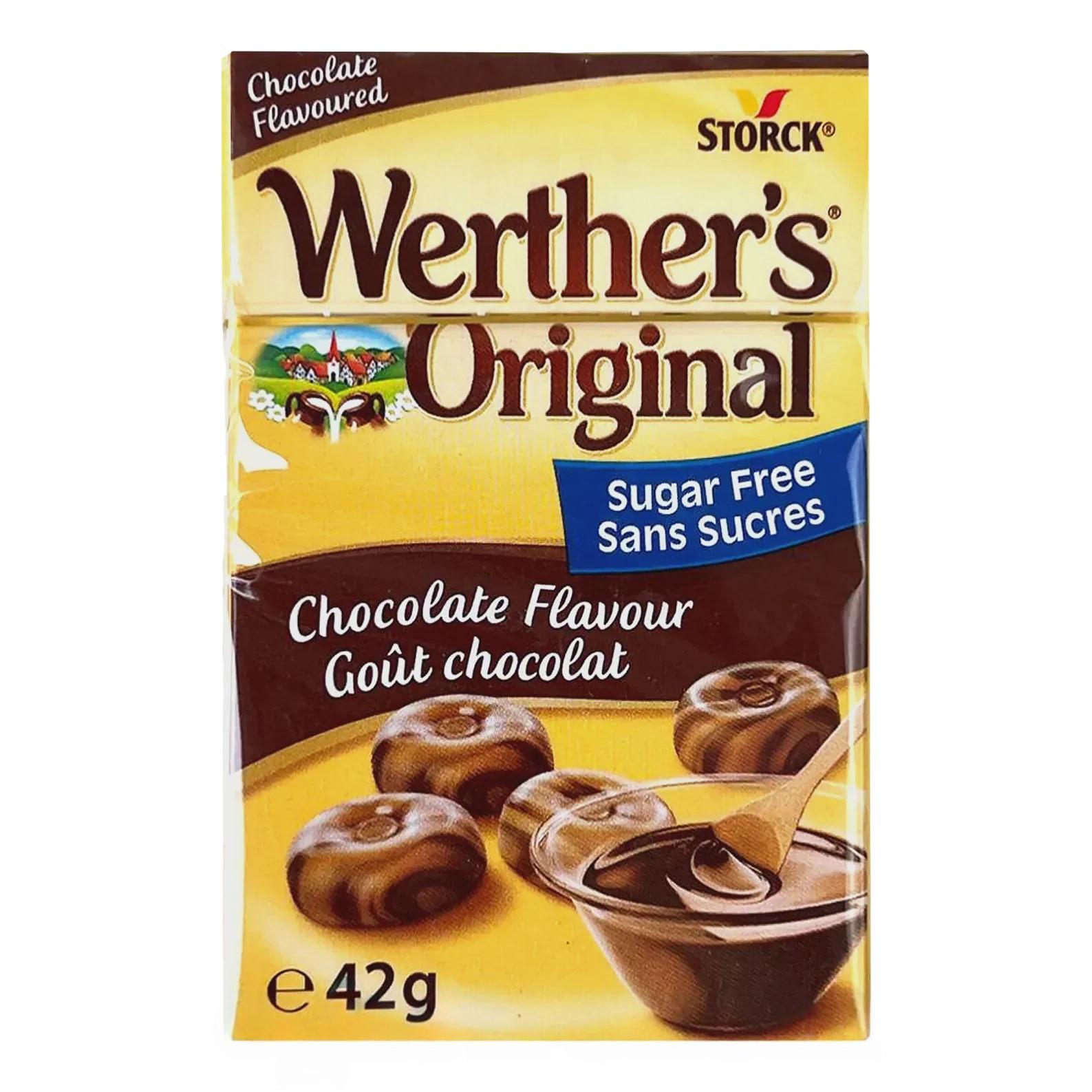 Леденцы со вкусом шоколада (без сахара) Вертерс Werther’s original 42g Леденцы со вкусом шоколада (без сахара) Вертерс Werther’s original 42g