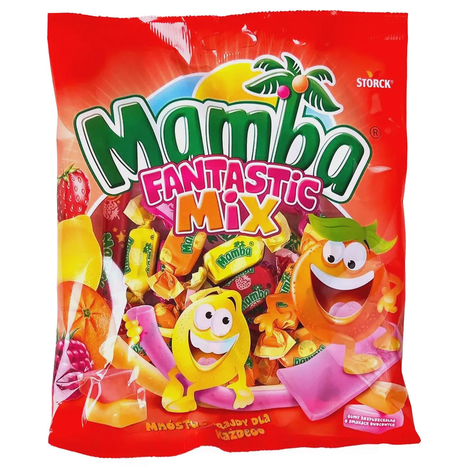 Конфеты жевательные фантастический микс Мамба Mamba 140g Конфеты жевательные фантастический микс Мамба Mamba 140g