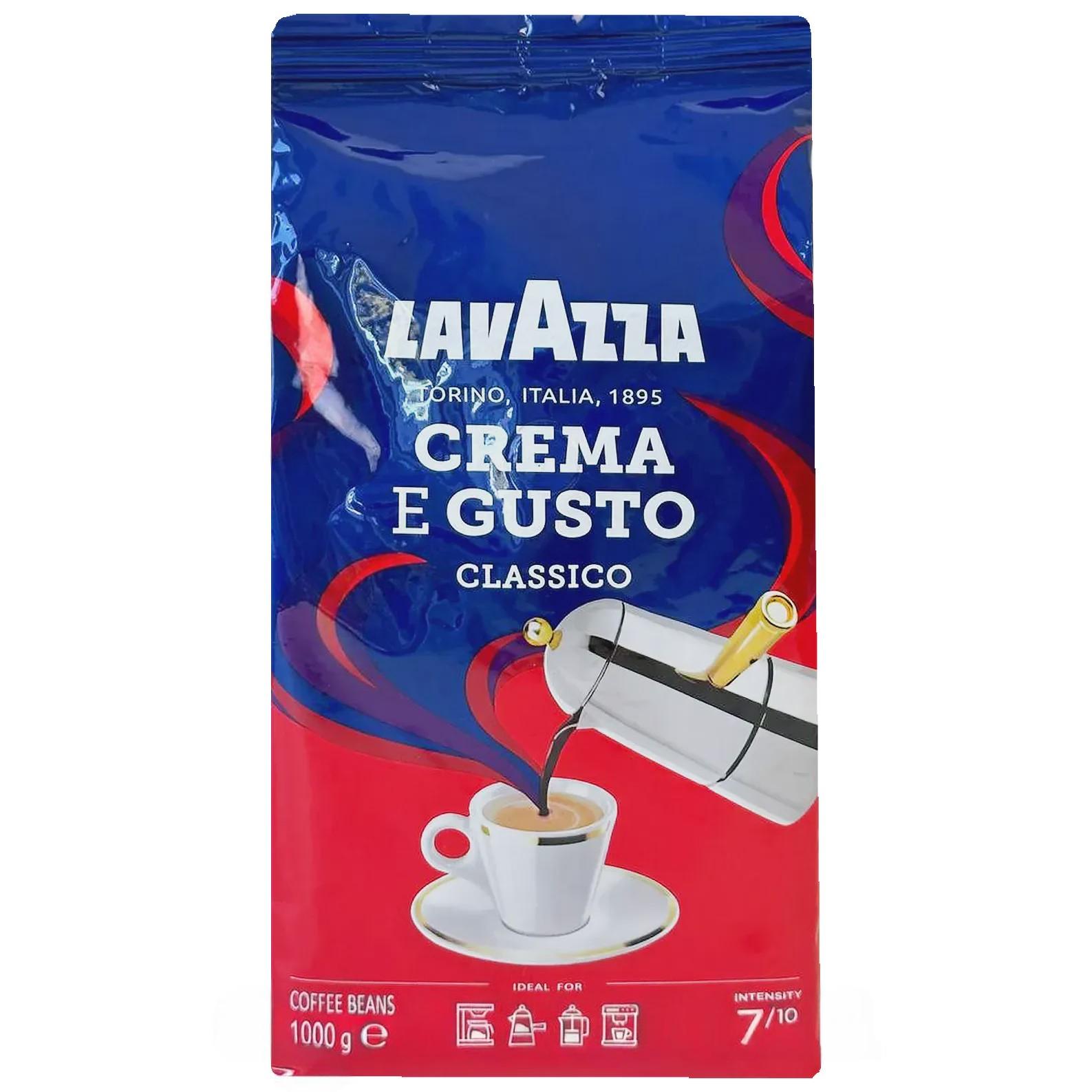 Кава крема густо класіко (зерно) Лавацца Lavazza crema gusto classico 1kg Кава крема густо класіко (зерно) Лавацца Lavazza crema gusto classico 1kg