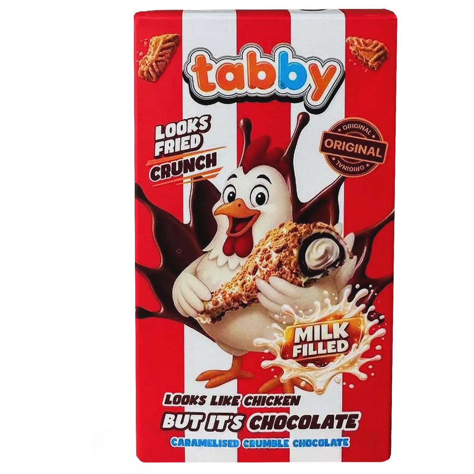 Шоколад Бельгийский куриные ножки Табби Tabby Chicken 50g Шоколад Бельгийский куриные ножки Табби Tabby Chicken 50g