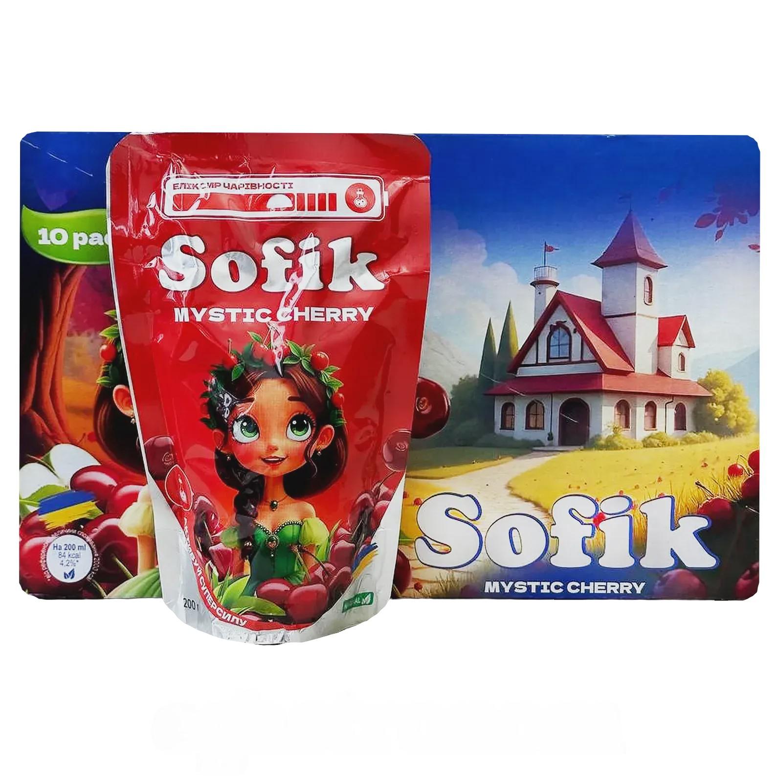 Сік зі смаком вишні Софік Sofik mystic cherry 200g Сік зі смаком вишні Софік Sofik mystic cherry 200g