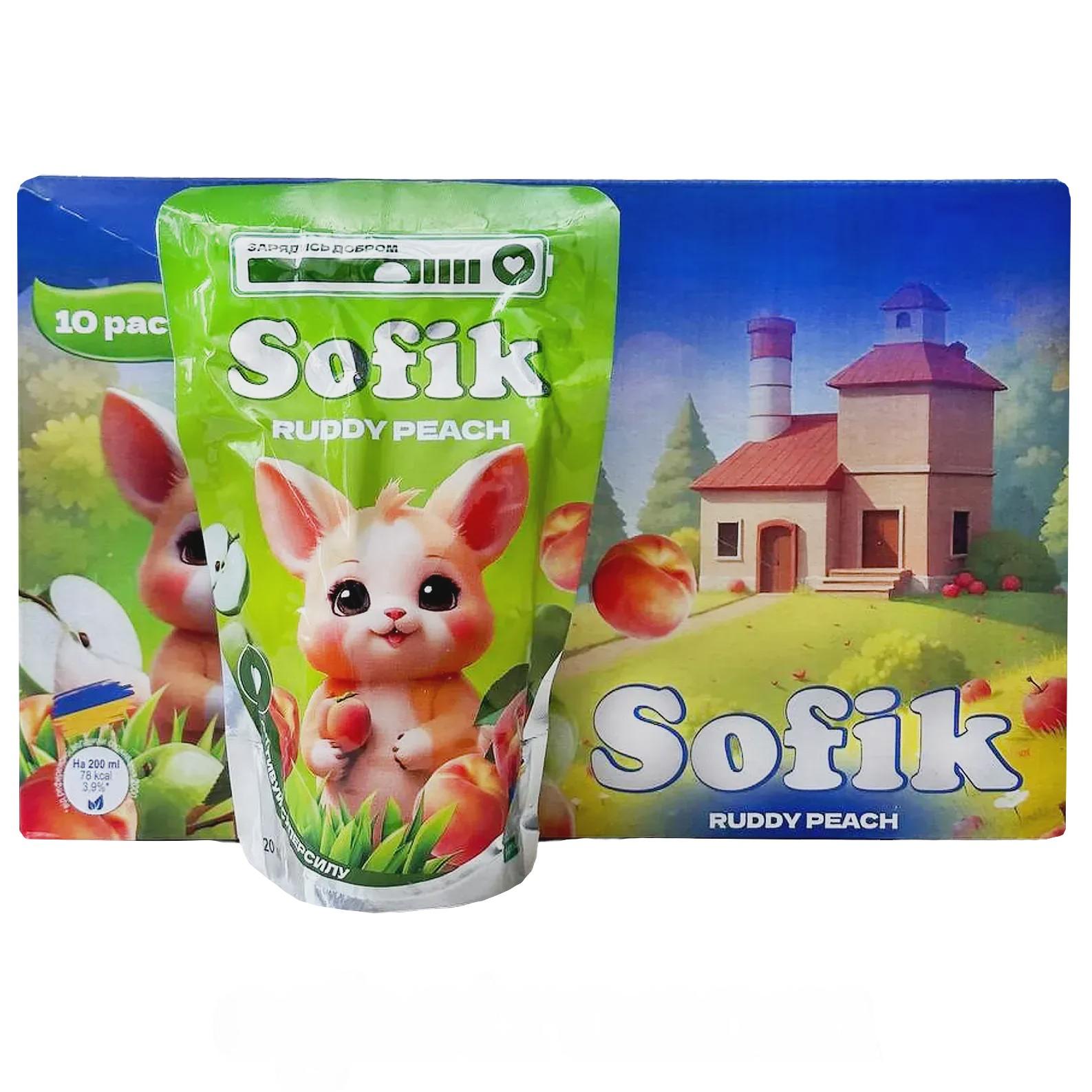 Сок со вкусом персика Софик Sofik ruddy peach 200g Сок со вкусом персика Софик Sofik ruddy peach 200g