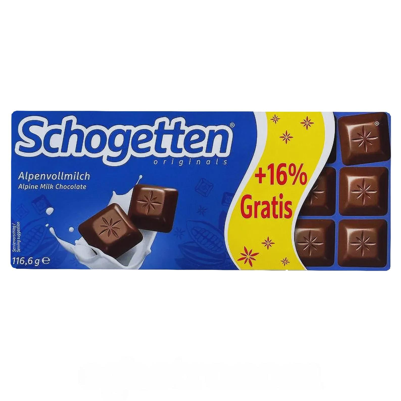 Шоколад альпийское молоко Шогеттен Schogetten alpine milk 116g Шоколад альпийское молоко Шогеттен Schogetten alpine milk 116g