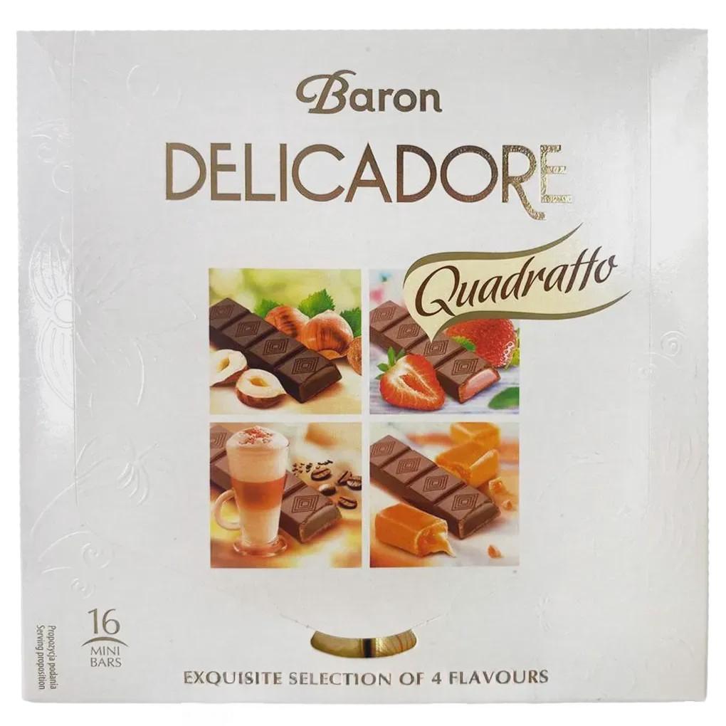 Шоколад 4 вкуса Барон Делікадор Baron Delicadore 200g Шоколад 4 вкуса Барон Делікадор Baron Delicadore 200g