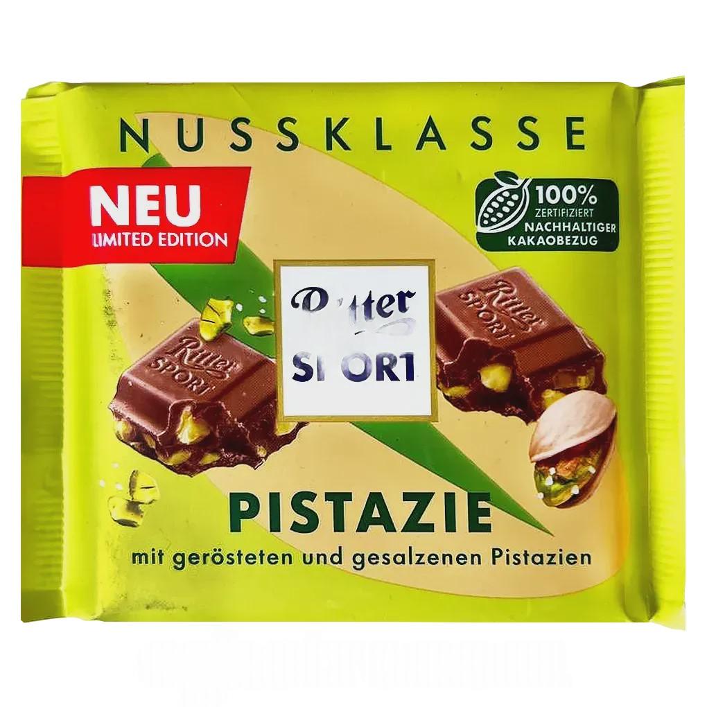 Шоколад фисташка Риттер Спорт Ritter Sport pistazie 100g Шоколад фисташка Риттер Спорт Ritter Sport pistazie 100g