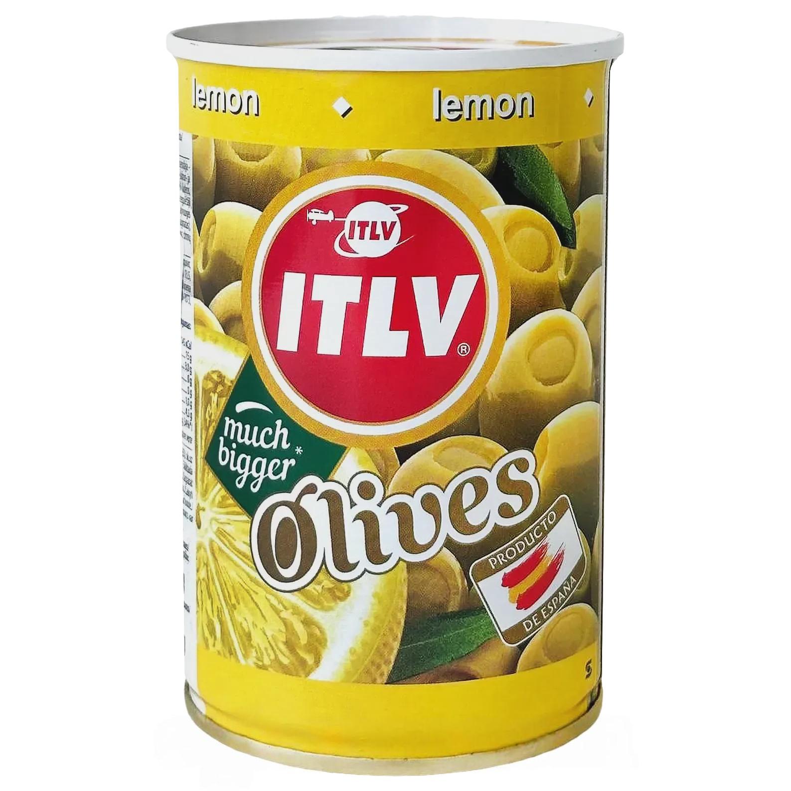 Оливки фаршировані лимоном ж/б ІТЛВ ITLV 314ml Оливки фаршировані лимоном ж/б ІТЛВ ITLV 314ml