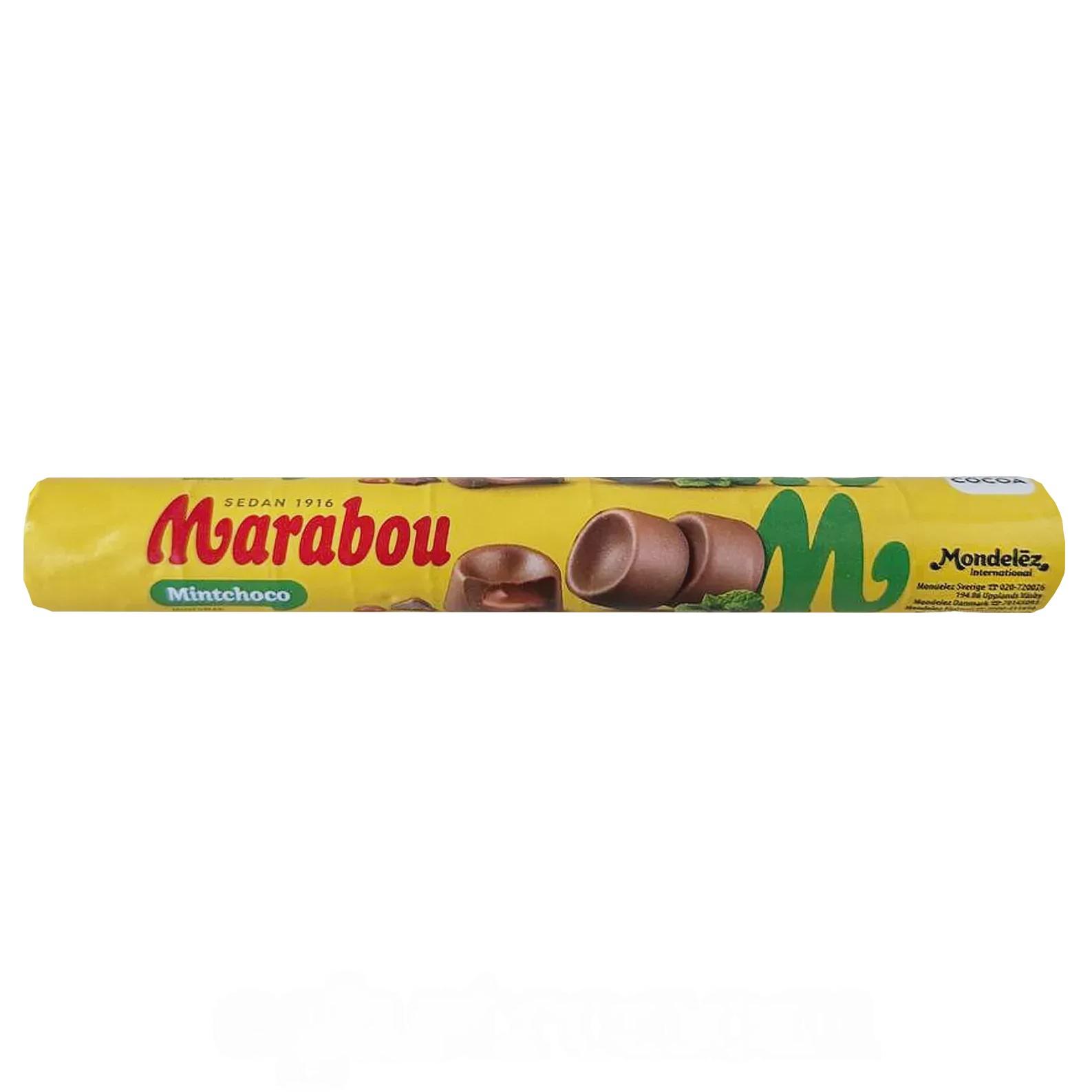 Цукерка рулет молочный шоколад с мятой Марабу Marabou 74g Цукерка рулет молочный шоколад с мятой Марабу Marabou 74g