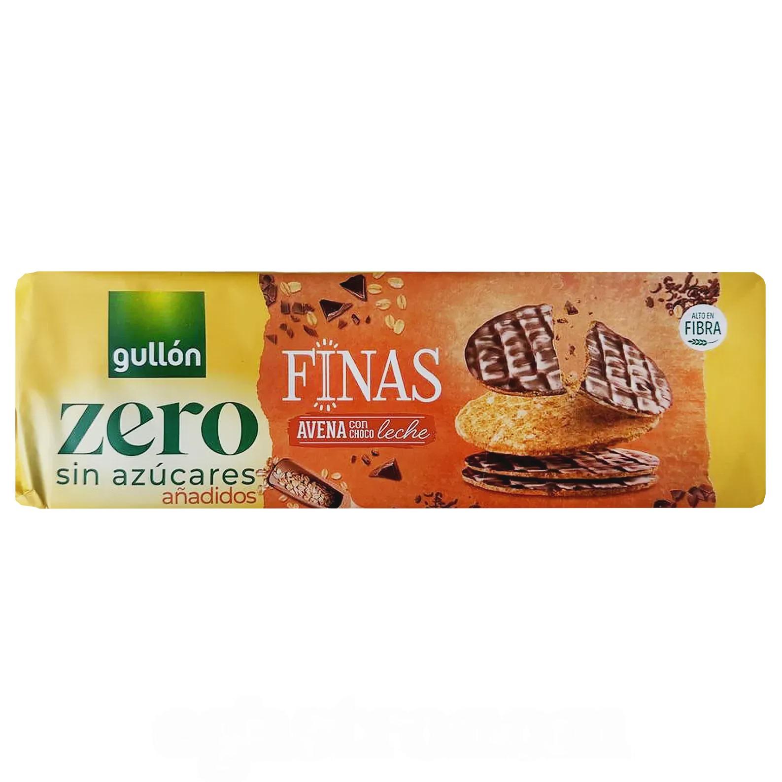 Печенье овсяное с молочным шоколадом Гуллон Gullon finas 150g Печенье овсяное с молочным шоколадом Гуллон Gullon finas 150g