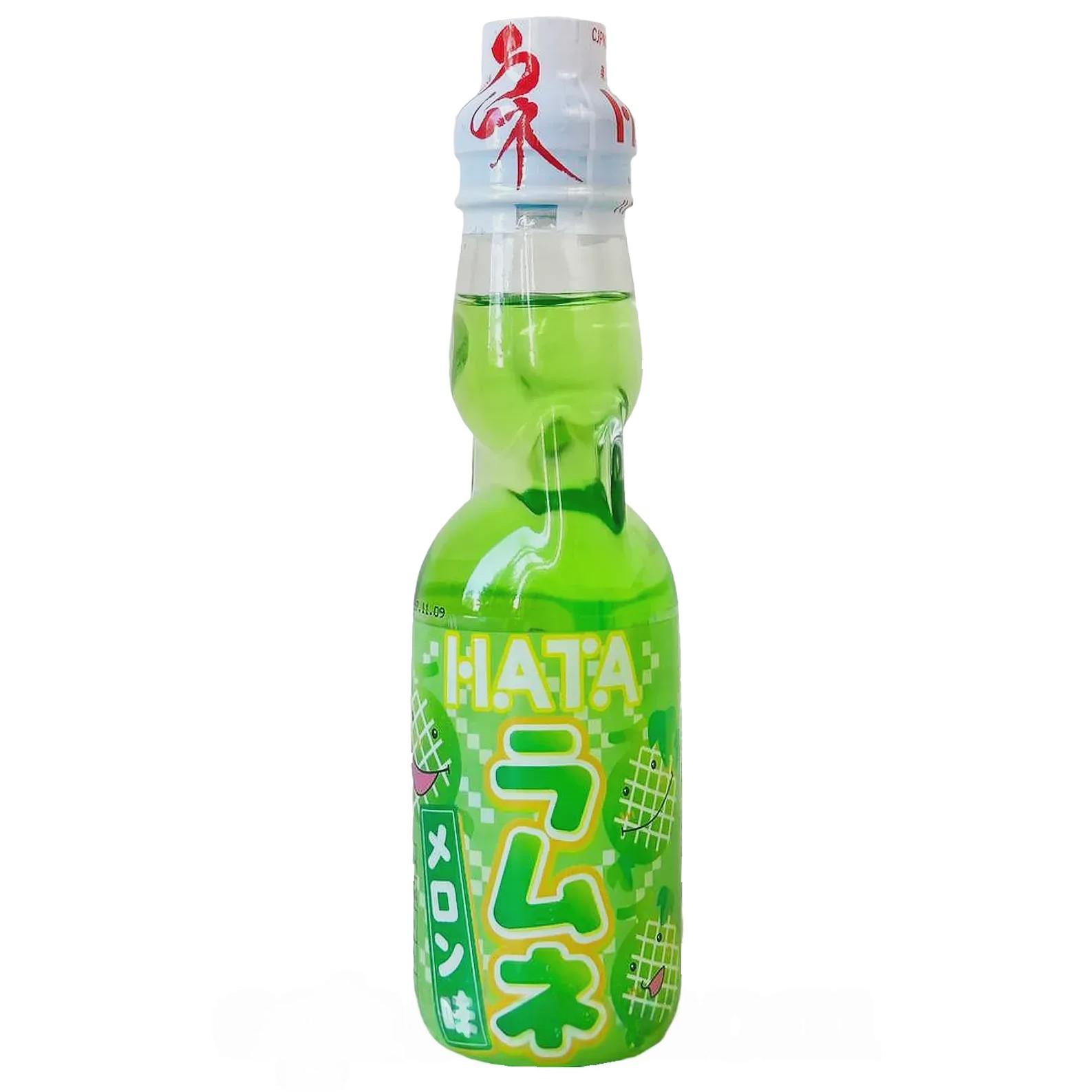 Лимонад дыня Хатакосен рамуне Hatakosen ramune melon 200ml Лимонад дыня Хатакосен рамуне Hatakosen ramune melon 200ml