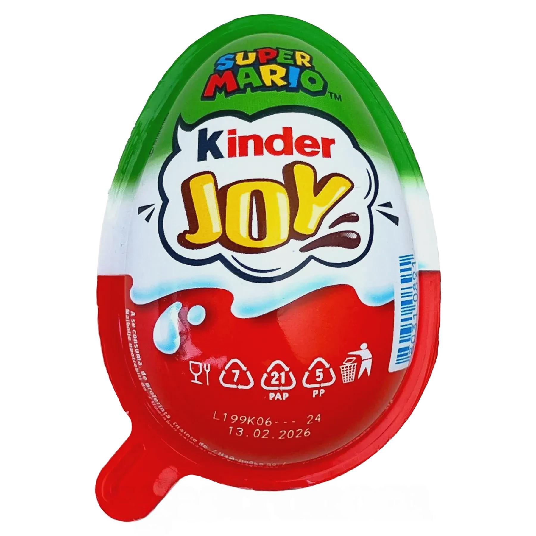 Шоколад Марио Киндер Джой Kinder Joy Mario 20g Шоколад Марио Киндер Джой Kinder Joy Mario 20g