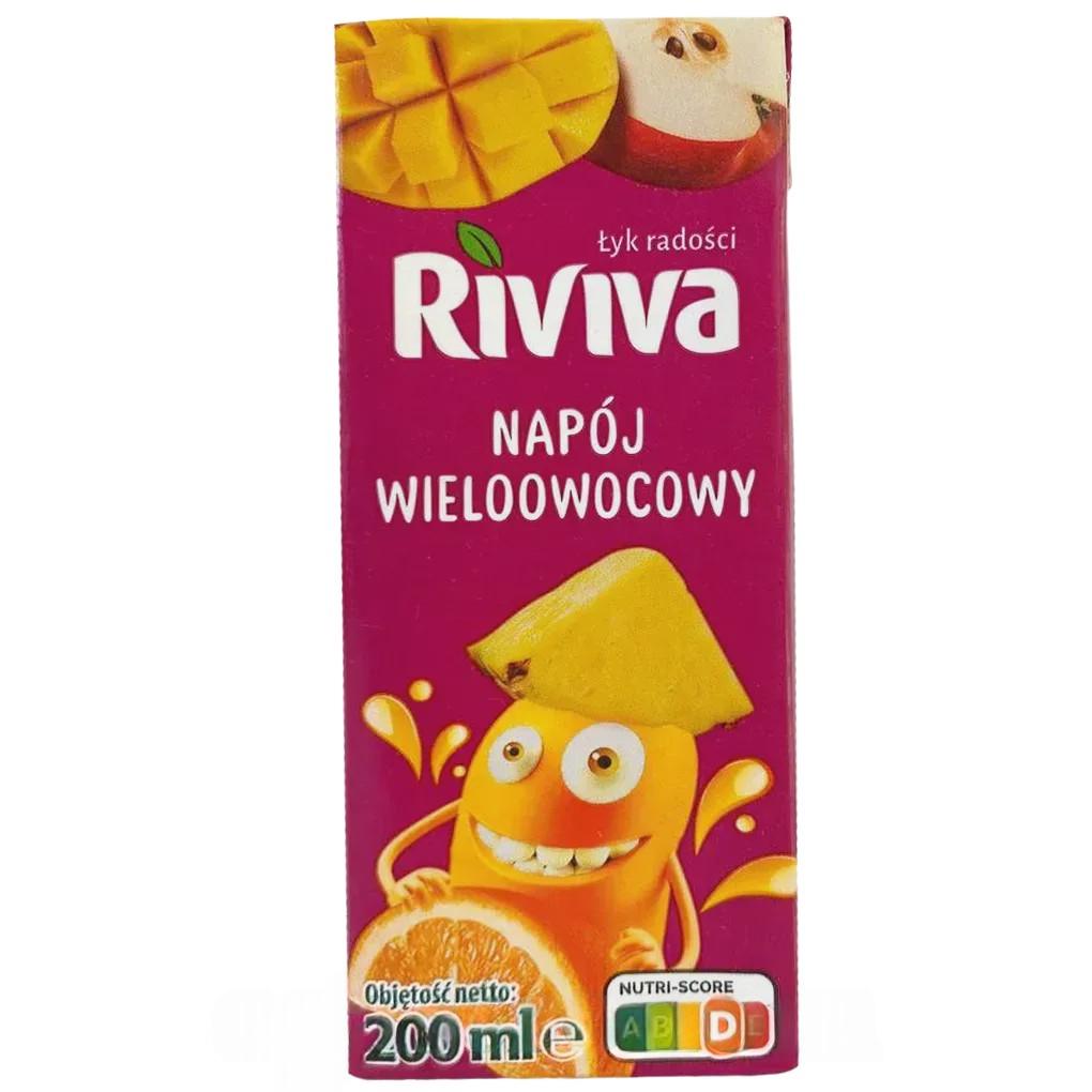 Сок-нектар мультифрукт Ривива Riviva 200ml Сок-нектар мультифрукт Ривива Riviva 200ml