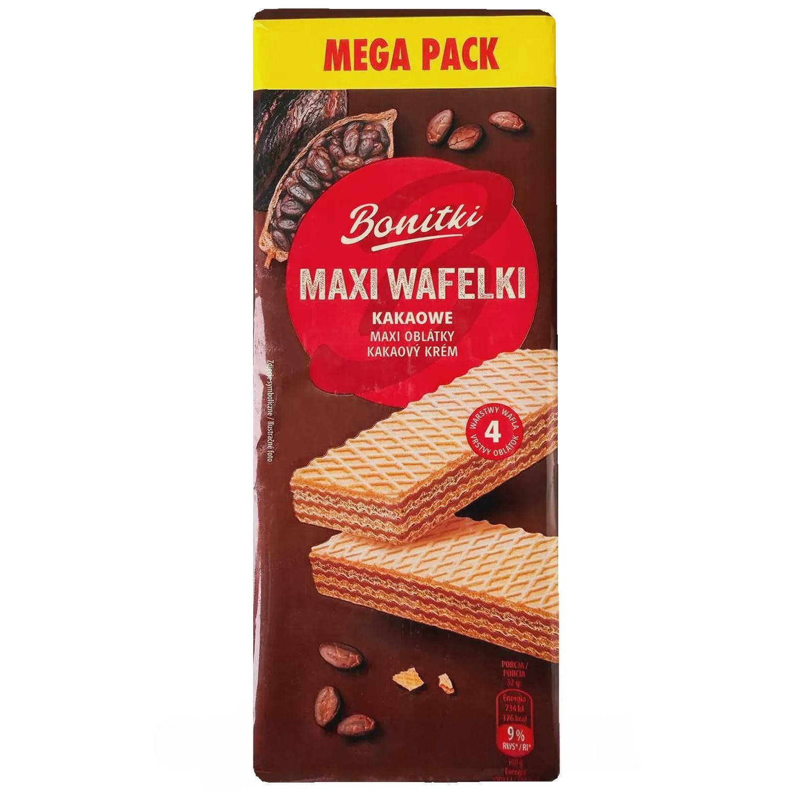Вафли с какао Бонитки Bonitki 450g Вафли с какао Бонитки Bonitki 450g