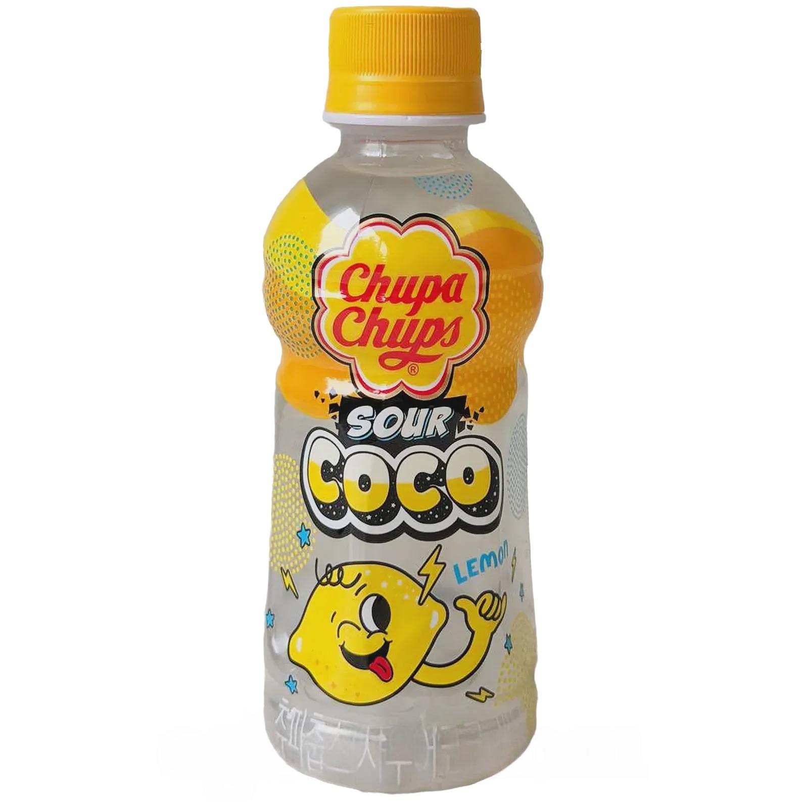 Напій газований лимон та кокос Чупа Чупс Chupa Chups sour coco lemon 240ml Напій газований лимон та кокос Чупа Чупс Chupa Chups sour coco lemon 240ml