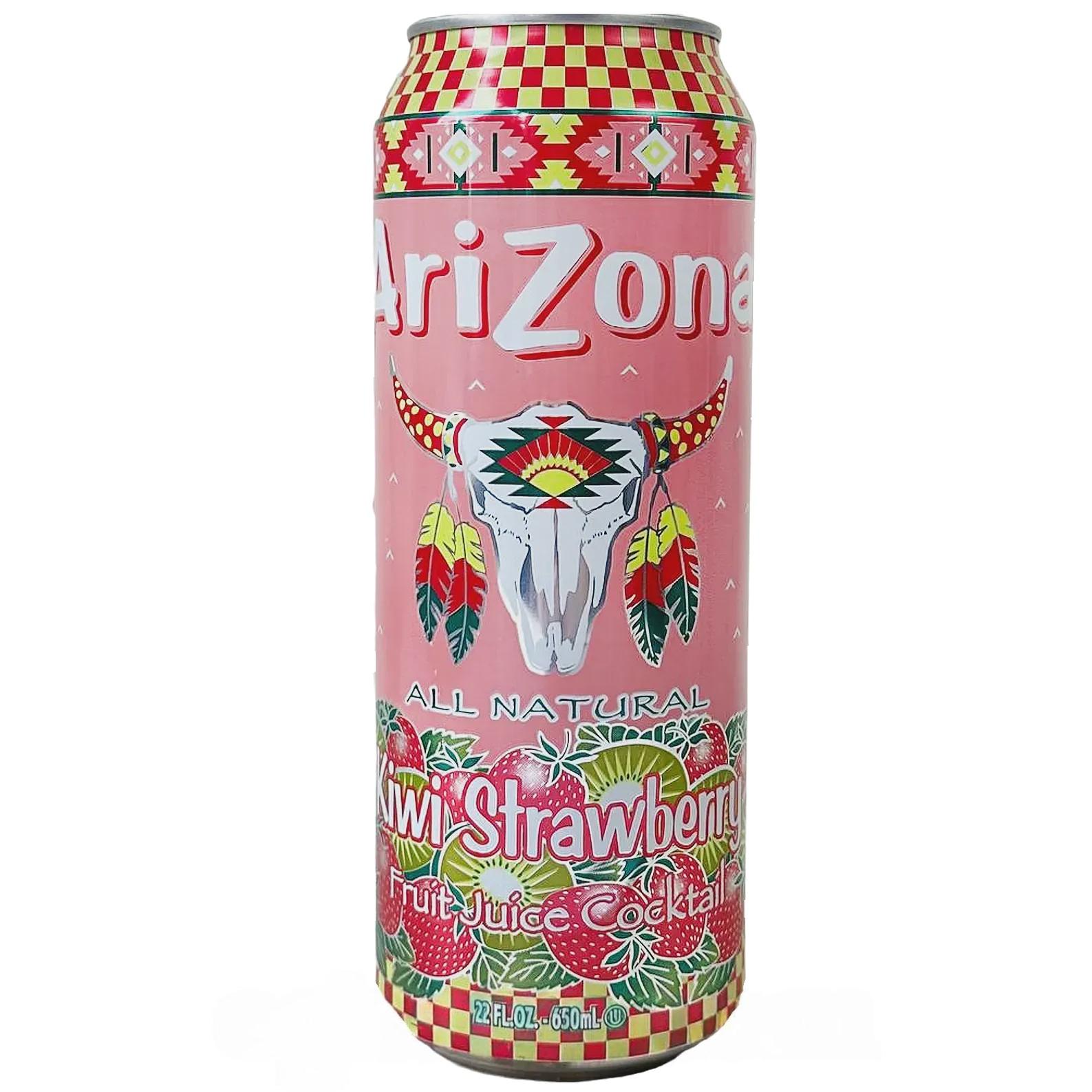 Холодний чай зі смаком ківі та полуниці Арізона Arizona kiwi strawberry 650ml Холодний чай зі смаком ківі та полуниці Арізона Arizona kiwi strawberry 650ml