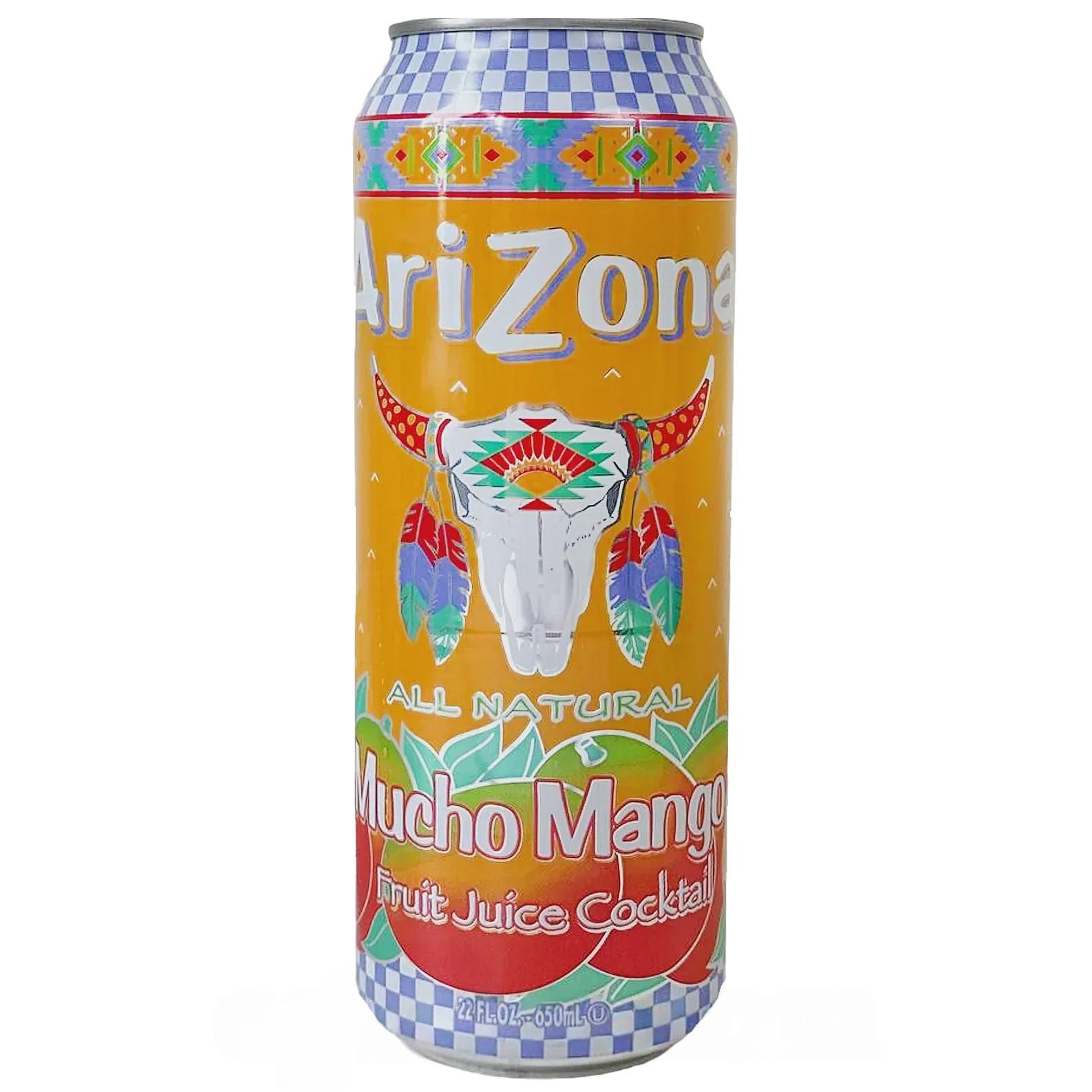 Холодный чай сочный манго Аризона Arizona mucho mango 650ml Холодный чай сочный манго Аризона Arizona mucho mango 650ml
