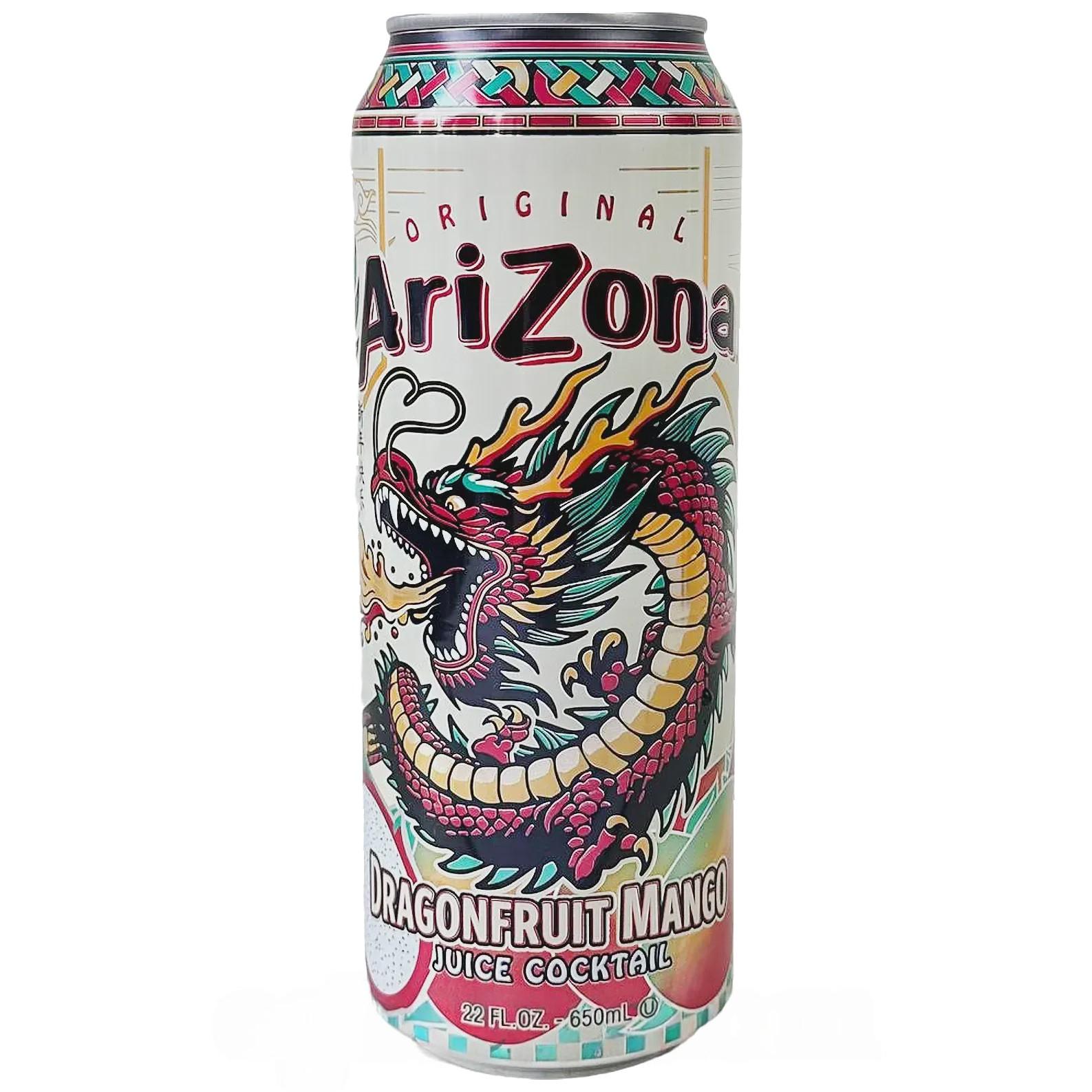 Холодный чай со вкусом манго и питахайя Аризона Arizona dragonfruit mango 650ml Холодный чай со вкусом манго и питахайя Аризона Arizona dragonfruit mango 650ml