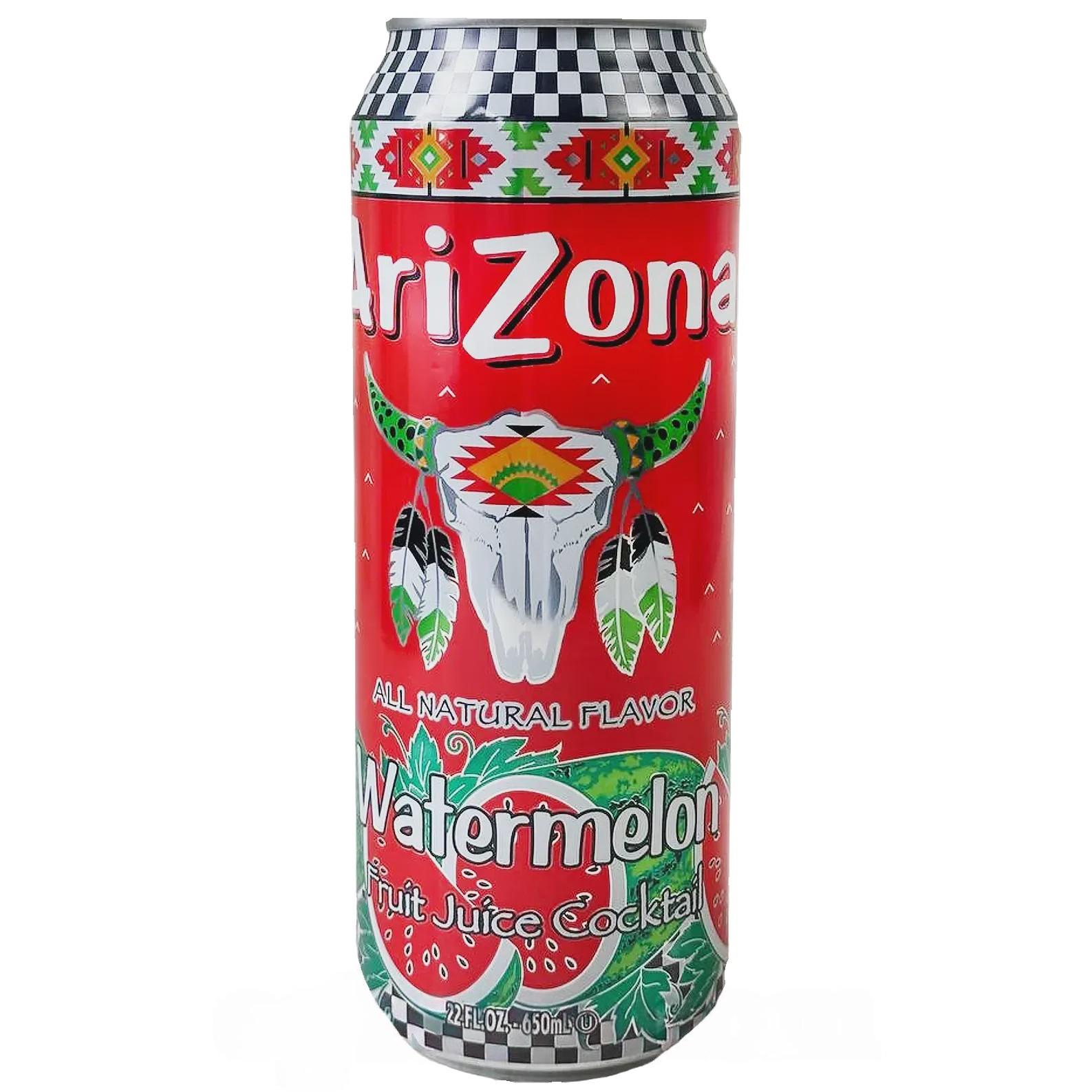 Холодний чай зі смаком кавуна Арізона Arizona watermelon 650ml Холодний чай зі смаком кавуна Арізона Arizona watermelon 650ml