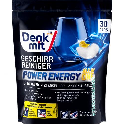 Denkmit Капсули для посудомийки Power Energy All-in-one 30шт. Denkmit Капсули для посудомийки Power Energy All-in-one 30шт.
