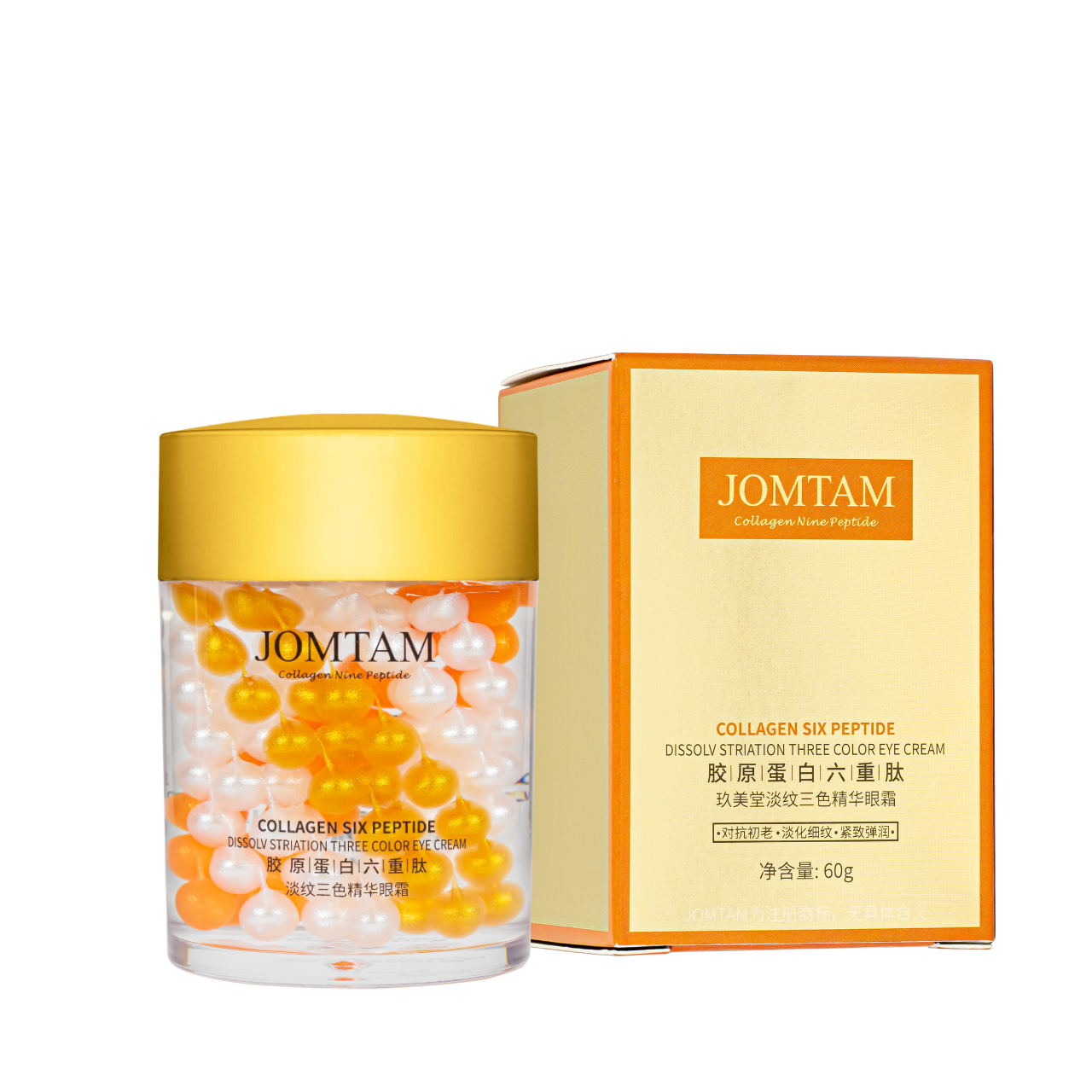 Крем для кожи вокруг глаз с коллагеном и пептидами Jomtam Collagen Six Peptide Eye Cream 60 мл JMT45200 Крем для кожи вокруг глаз с коллагеном и пептидами Jomtam Collagen Six Peptide Eye Cream 60 мл JMT45200