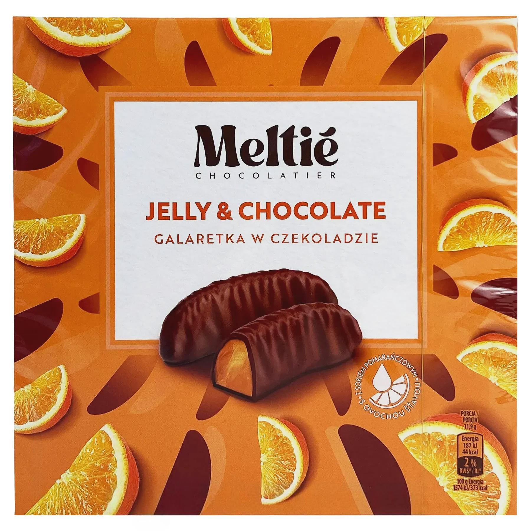 Конфеты галеретка с апельсином Мелти Meltie 190g Конфеты галеретка с апельсином Мелти Meltie 190g