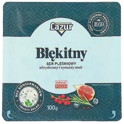 Сыр голубой с плесенью Лазурь Lazur blekitny 100g Сыр голубой с плесенью Лазурь Lazur blekitny 100g