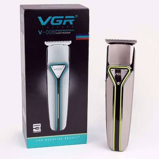 Профессиональная машинка триммер беспроводная для стрижки волос VGR V-008 GREEN Профессиональная машинка триммер беспроводная для стрижки волос VGR V-008 GREEN