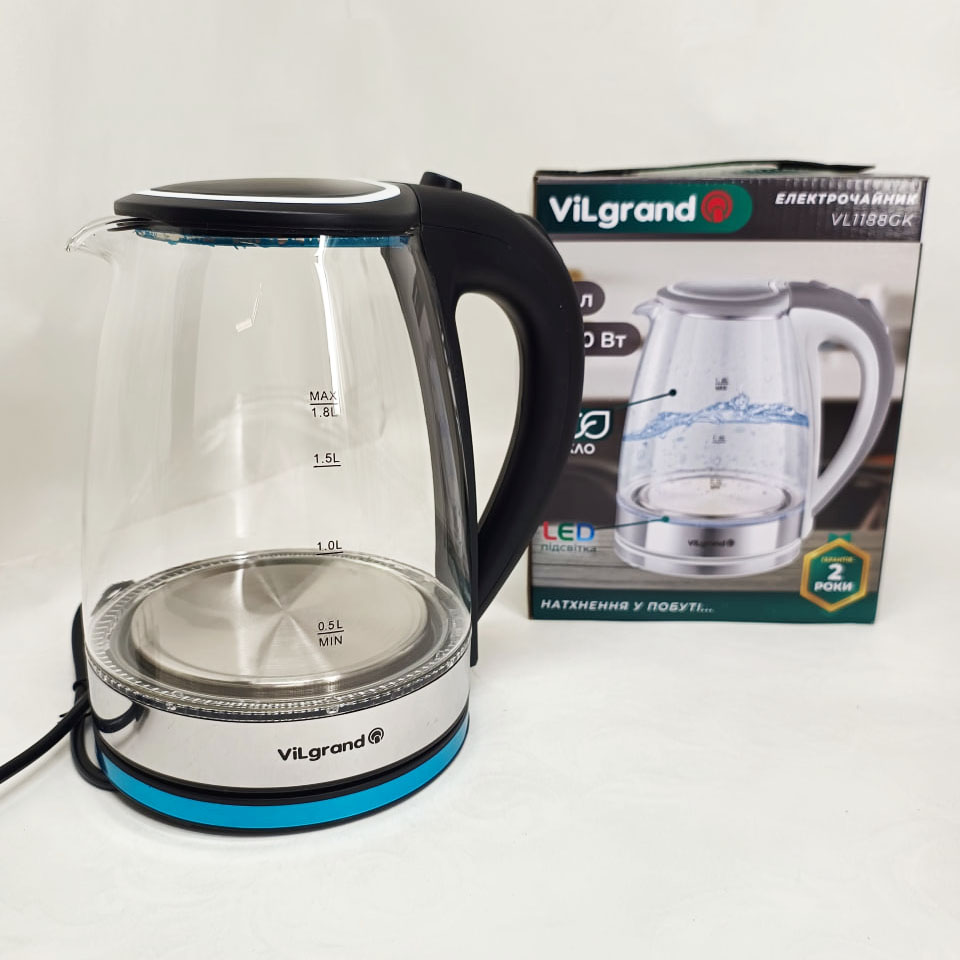 Электрочайник Vilgrand VL1188GK 1800Вт 1.8Л Электрочайник Vilgrand VL1188GK 1800Вт 1.8Л