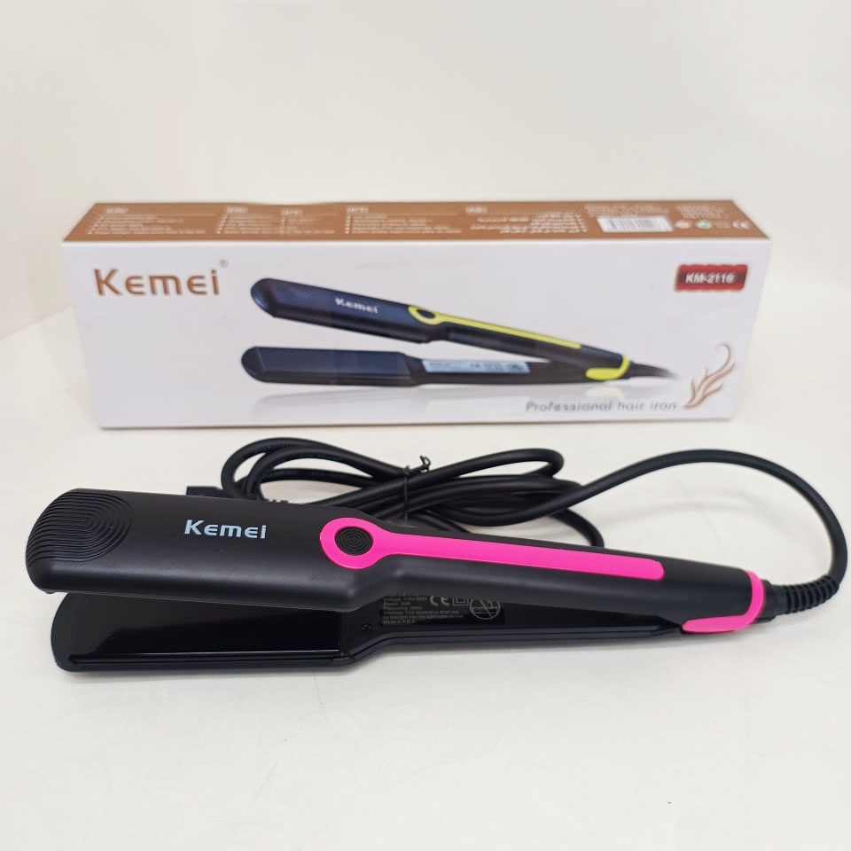 Щипцы KEMEI для волос гофре KM-2116 45Вт Pink Щипцы KEMEI для волос гофре KM-2116 45Вт Pink