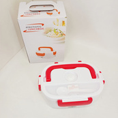 Ланч бокс електричний з підігрівом Lunch Heater 220V Pro, контейнер для їжі з відсіками Red. Зображення №2