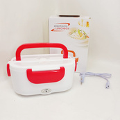 Ланч бокс електричний з підігрівом Lunch Heater 220V Pro, контейнер для їжі з відсіками Red. Зображення №6