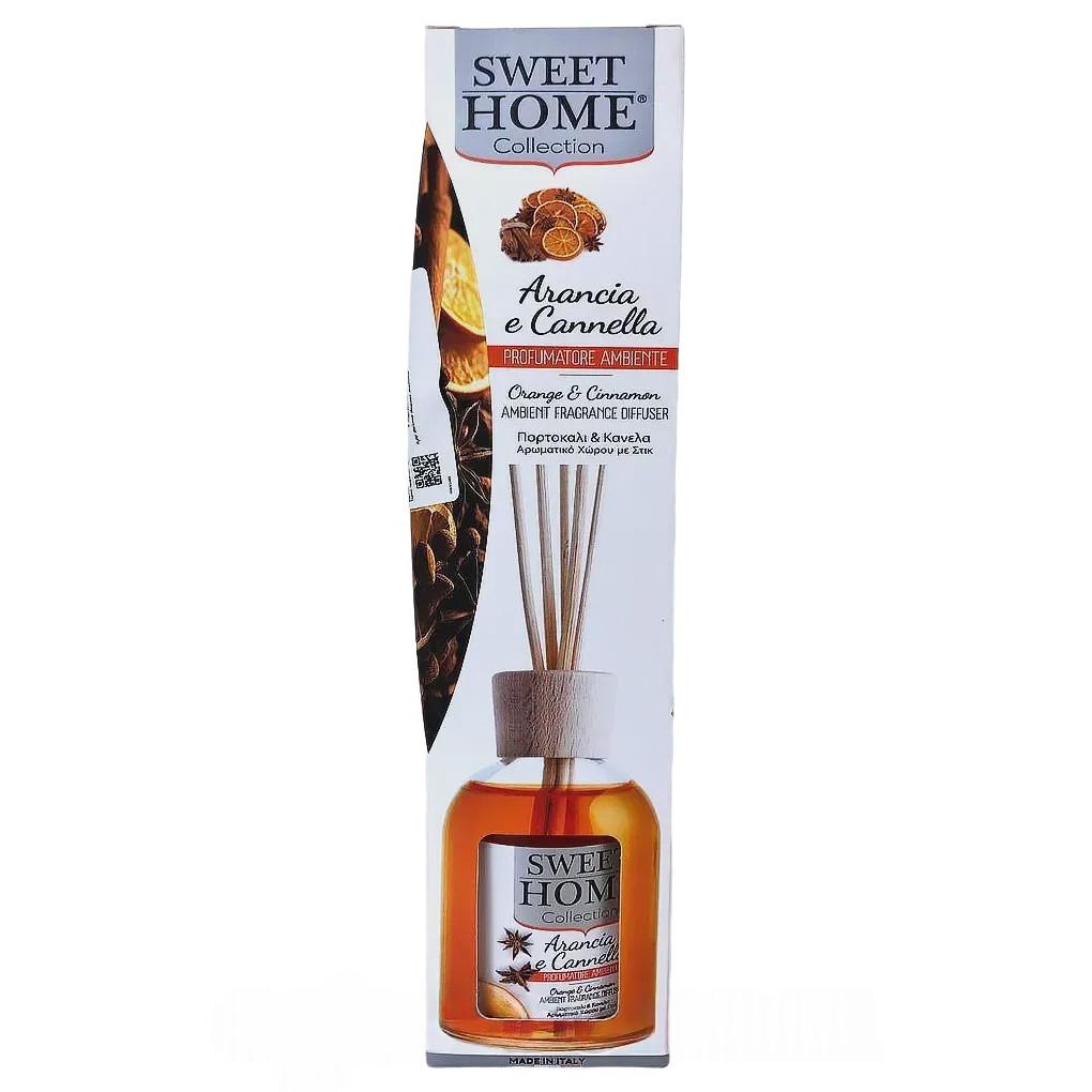 Ароматизатор для дома апельсин и корица Світ Хоум Sweet Home orange and cinnamon 100ml Ароматизатор для дома апельсин и корица Світ Хоум Sweet Home orange and cinnamon 100ml
