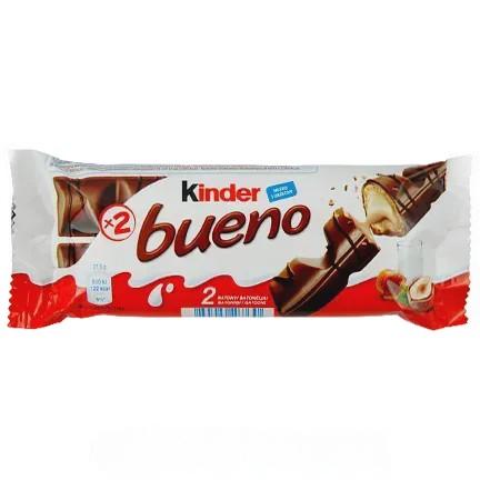 Вафельный батончик буено молочный шоколад Киндер Kinder bueno 43g Вафельный батончик буено молочный шоколад Киндер Kinder bueno 43g