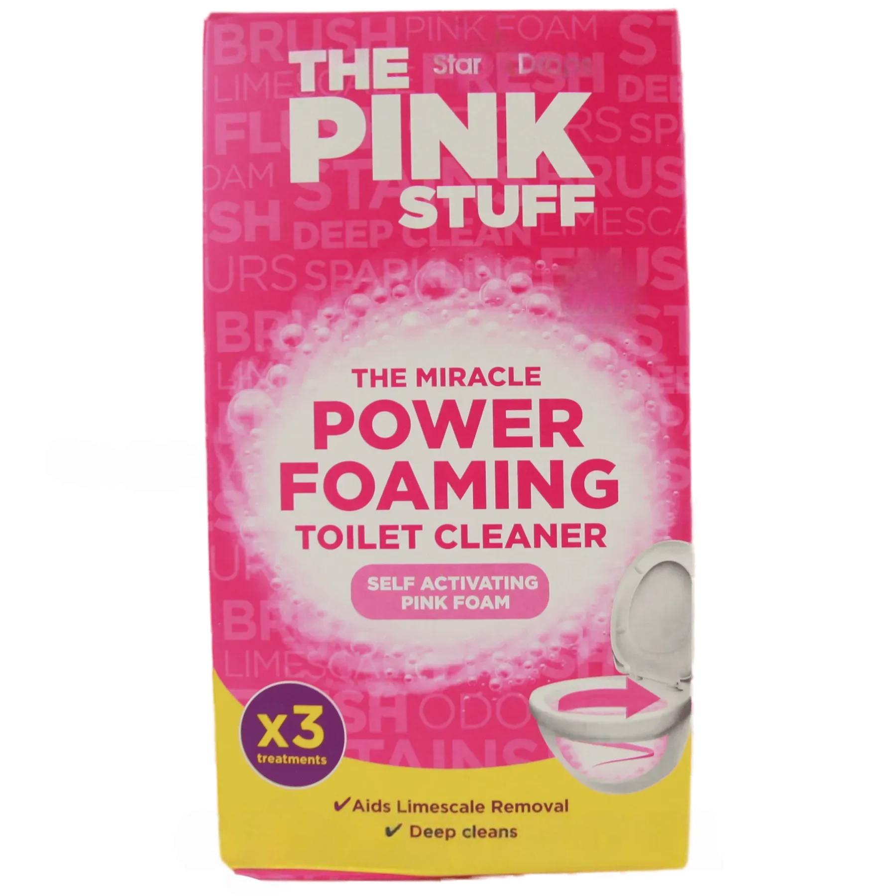 Порошок для чищення унітазу пінний Пінк Стаф The Pink Stuff Toilet Cleaner 3x100g Порошок для чищення унітазу пінний Пінк Стаф The Pink Stuff Toilet Cleaner 3x100g