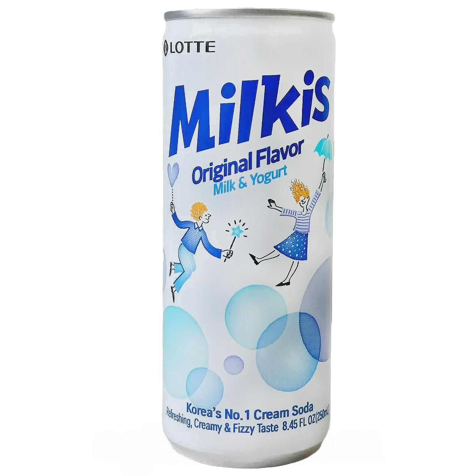 Напиток газированный молочный Милкис Milkis 250ml Напиток газированный молочный Милкис Milkis 250ml