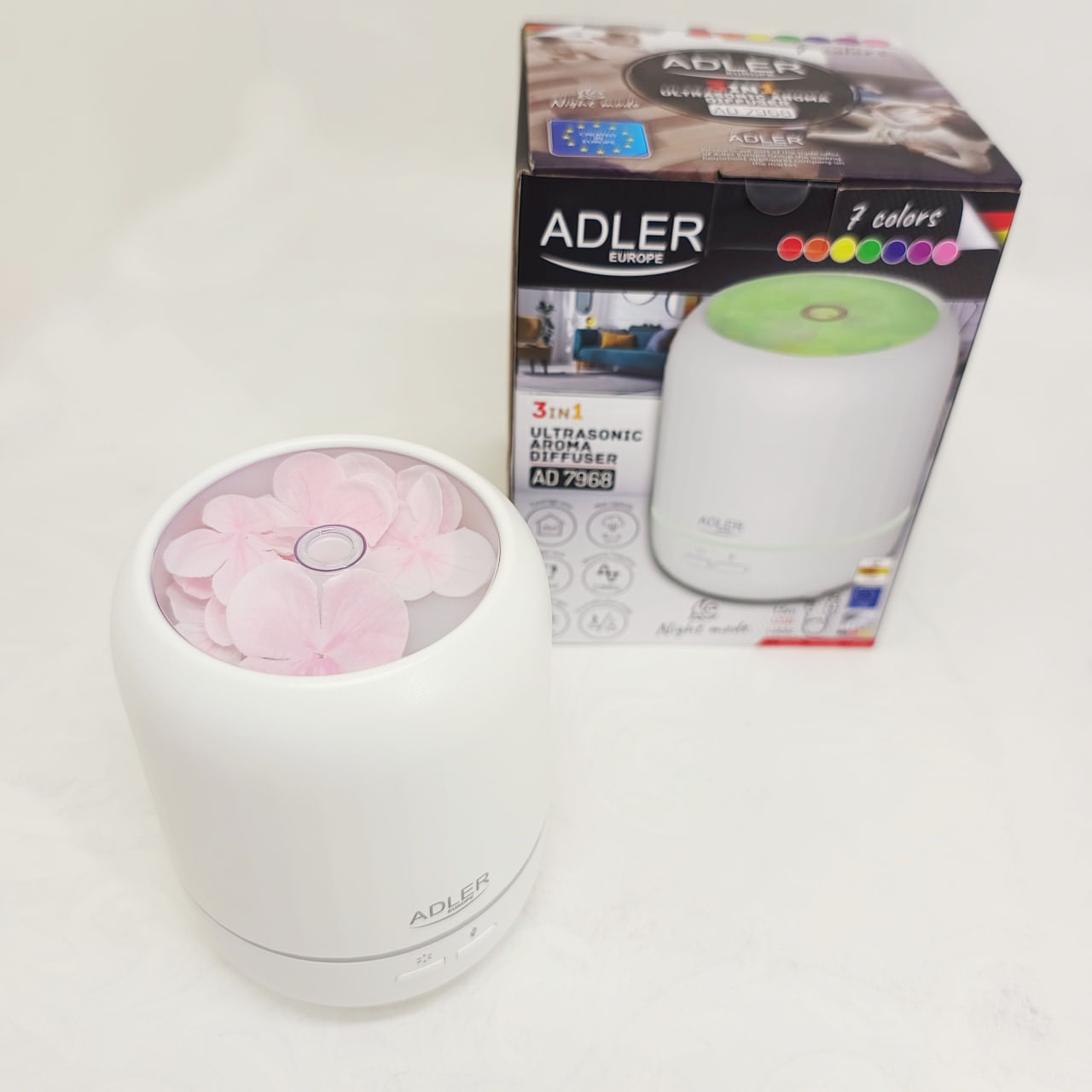 Ультразвуковой аромадиффузор ADLER AD 7968 Ультразвуковой аромадиффузор ADLER AD 7968