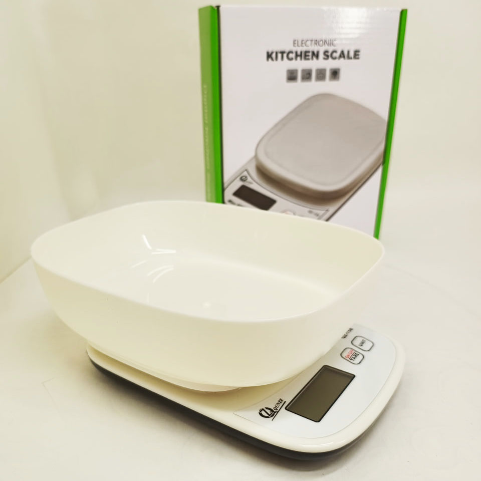 Весы кухонные QZ-158A с чашей, 10кг (1г) Весы кухонные QZ-158A с чашей, 10кг (1г)