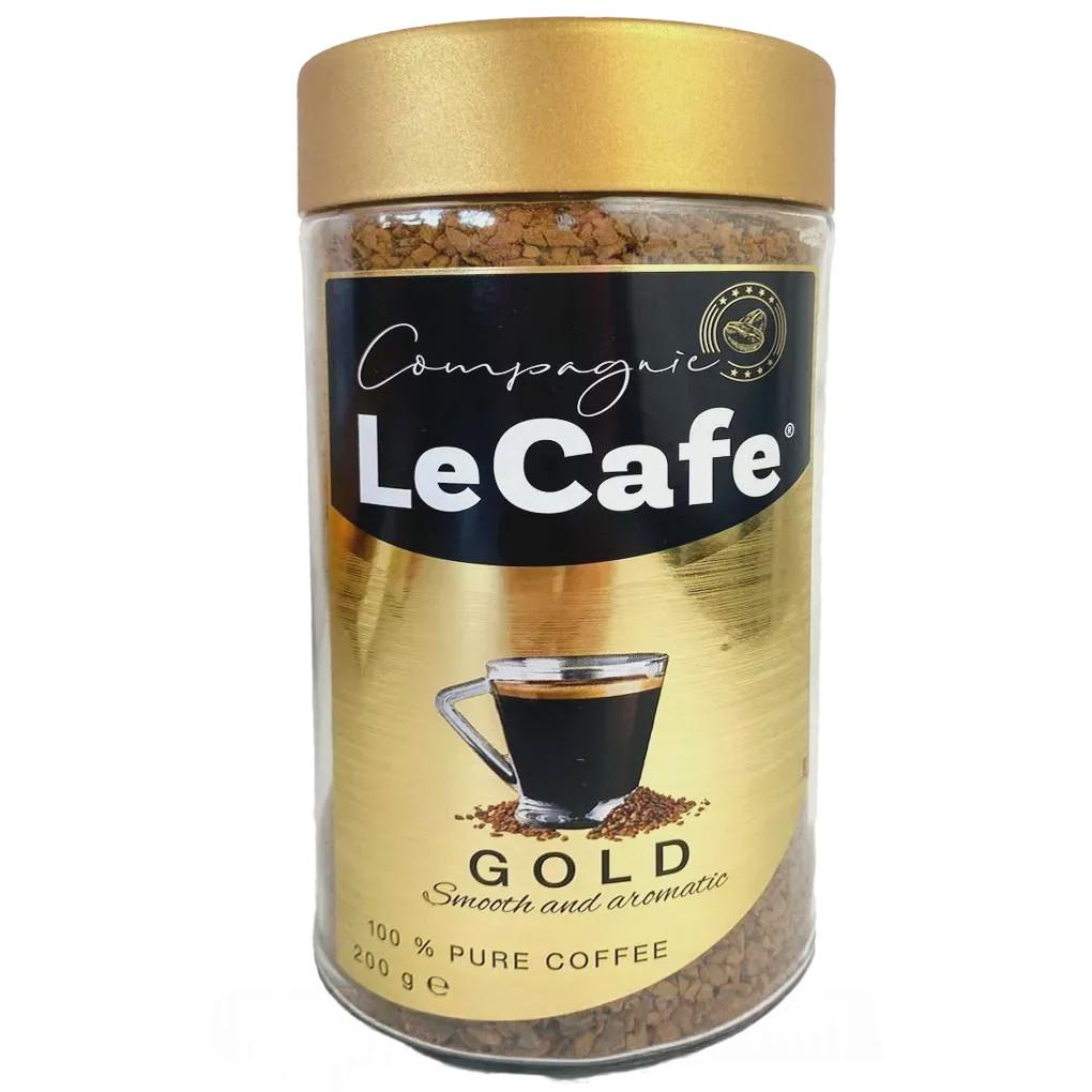 Кофе растворимый золотой Ле Кафе Le Cafe gold 200g Кофе растворимый золотой Ле Кафе Le Cafe gold 200g