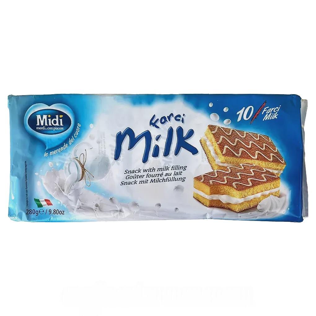 Бисквит с молочной начинкой Фарси Farci Milk ТМ Midi 280g (12*23g) Бисквит с молочной начинкой Фарси Farci Milk ТМ Midi 280g (12*23g)