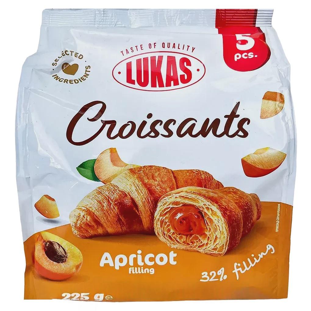 Круассаны с абрикосом Лукас Lukas apricot 5*45g Круассаны с абрикосом Лукас Lukas apricot 5*45g