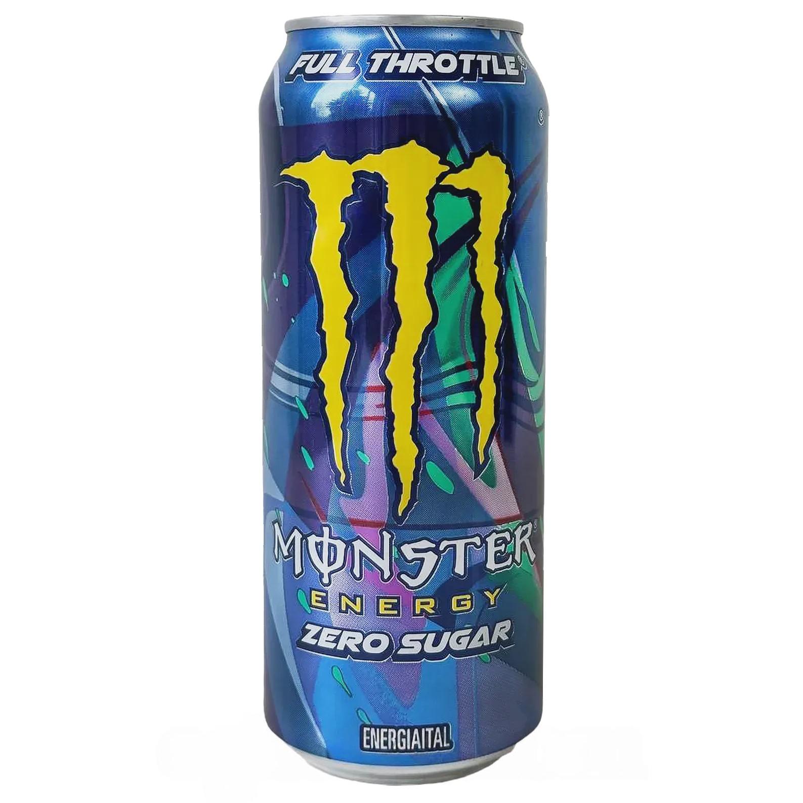 Энергетик цитрусовый вкус (без сахара) Монстер Monster Full Throttle 500ml Энергетик цитрусовый вкус (без сахара) Монстер Monster Full Throttle 500ml