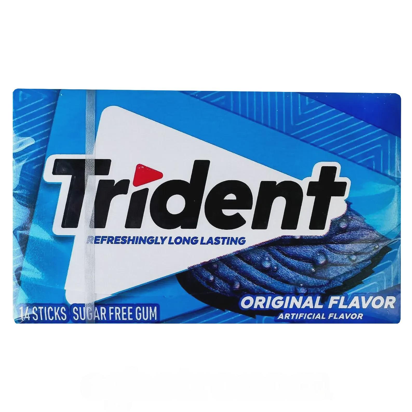 Жевательная резинка ментол Трайдент Trident original flavor 14*2g Жевательная резинка ментол Трайдент Trident original flavor 14*2g