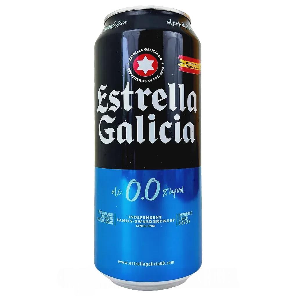 Пиво безалкогольное светлое Эстрелла Галиция Estrella Galicia 0% 500ml ж/б Пиво безалкогольное светлое Эстрелла Галиция Estrella Galicia 0% 500ml ж/б