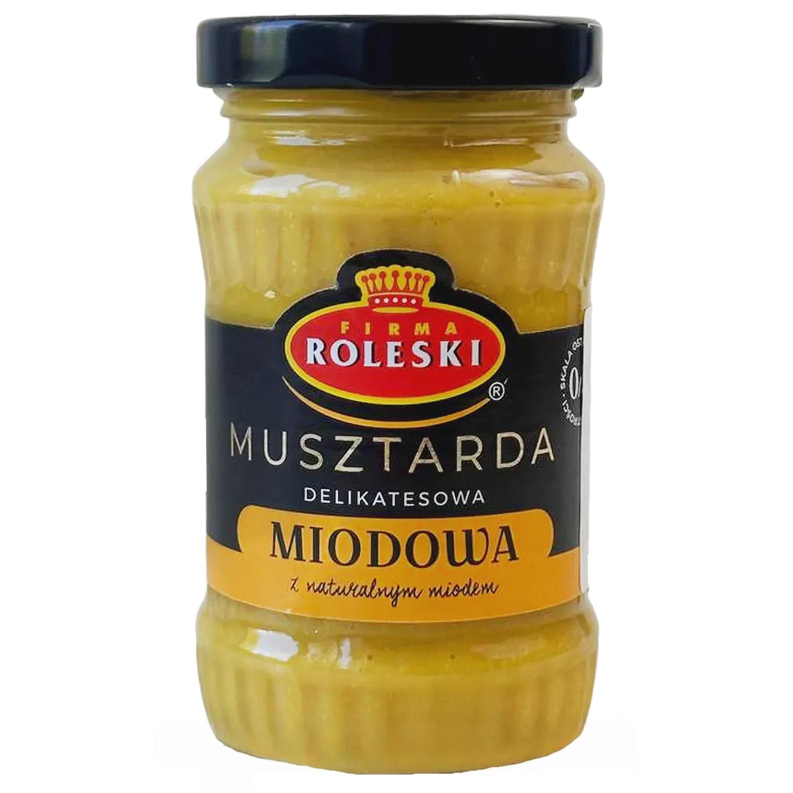 Горчица медовая Ролески Roleski 175g Горчица медовая Ролески Roleski 175g