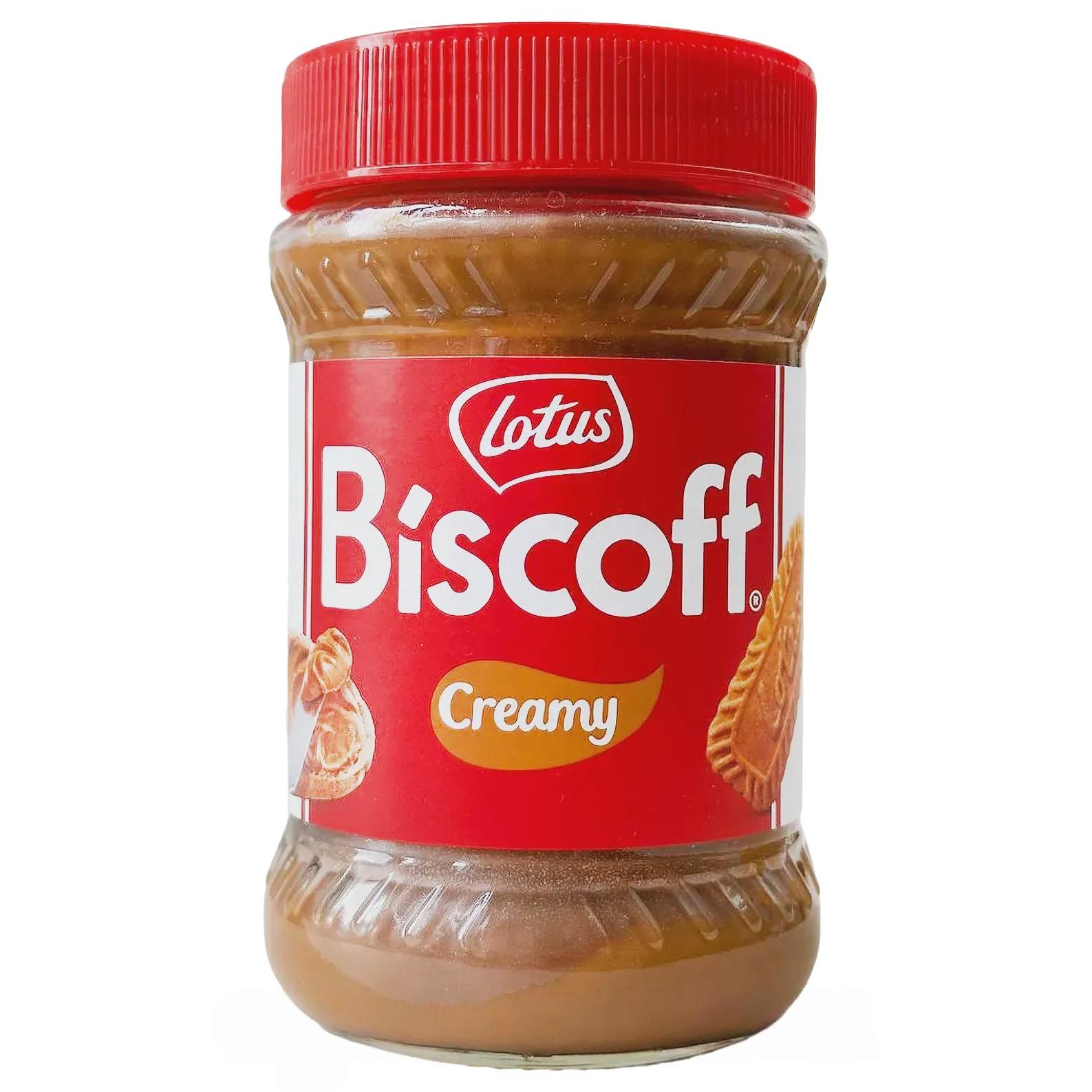 Бисквитная кремовая паста Лотос бискоф Lotus biscoff creamy 400g Бисквитная кремовая паста Лотос бискоф Lotus biscoff creamy 400g